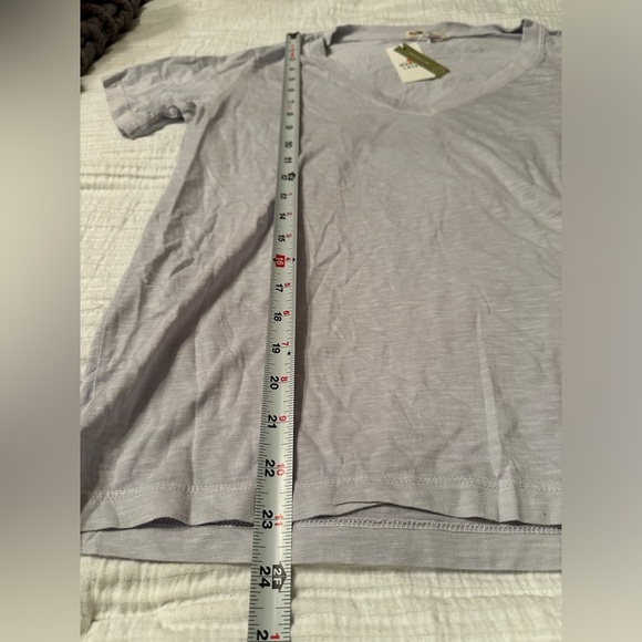 Marine Layer Soft Gray V-Neck Tee - Picture 9 of 10